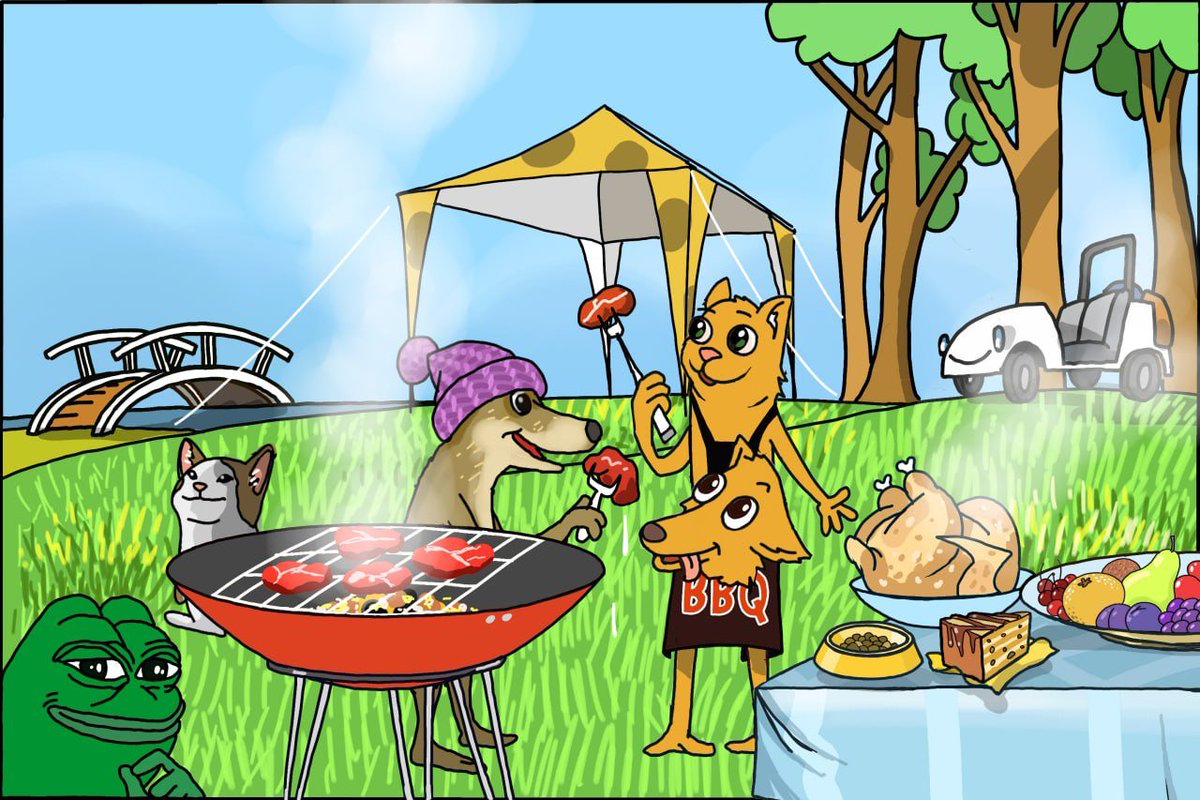 catdog_meme's tweet image. Taking time to enjoy the little things

$CATDOG