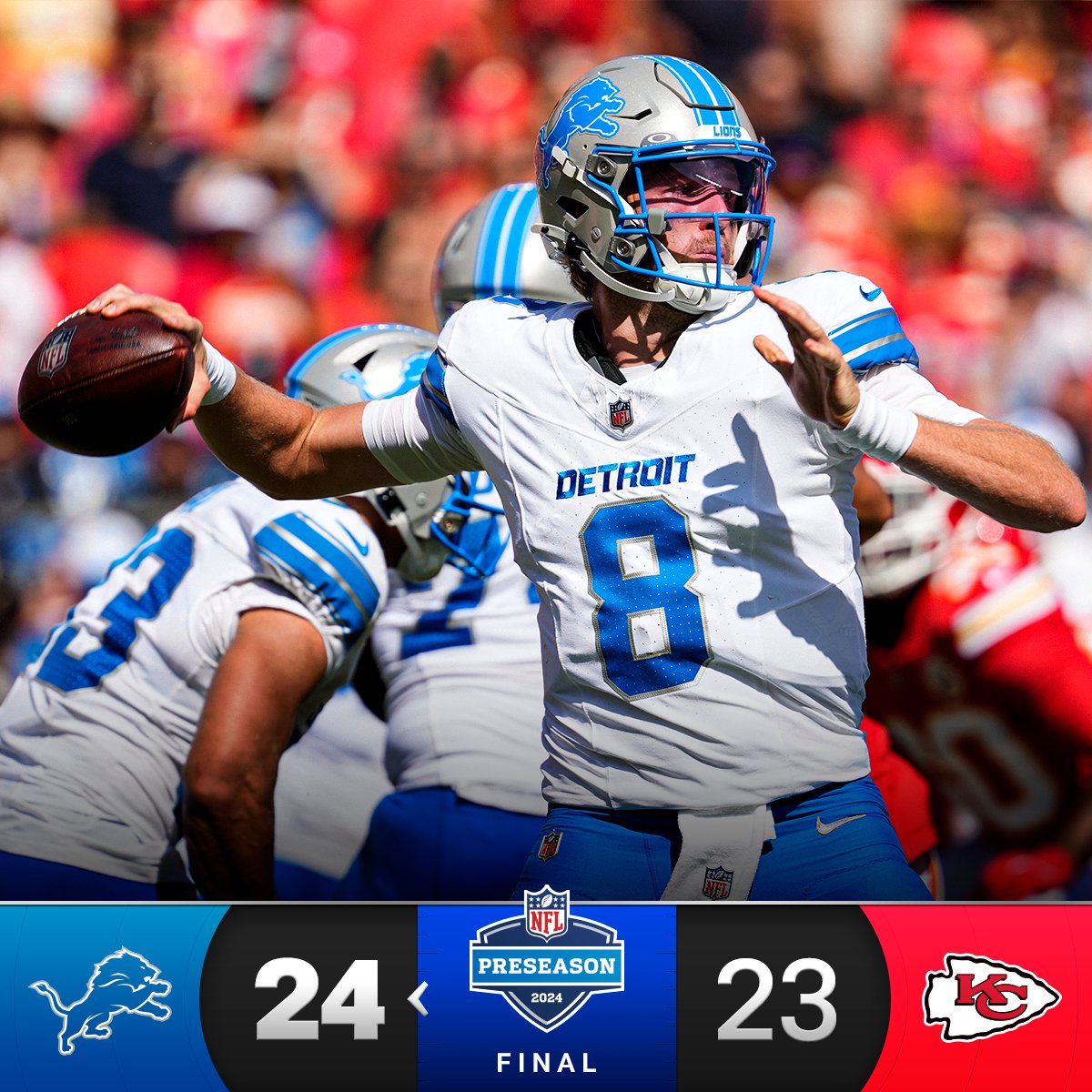 NFL's tweet photo. FINAL: The @Lions get a last-second win in Kansas City! https://t.co/wrDJQmAcn5