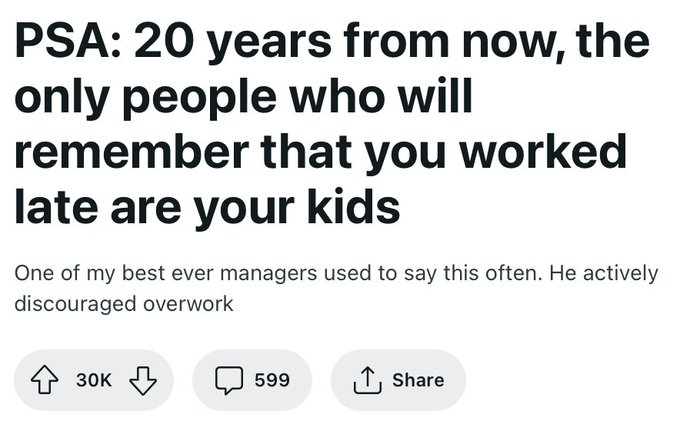 FluentInFinance's tweet photo. Never allow a job to steal your life https://t.co/5JjXqfb1Yh