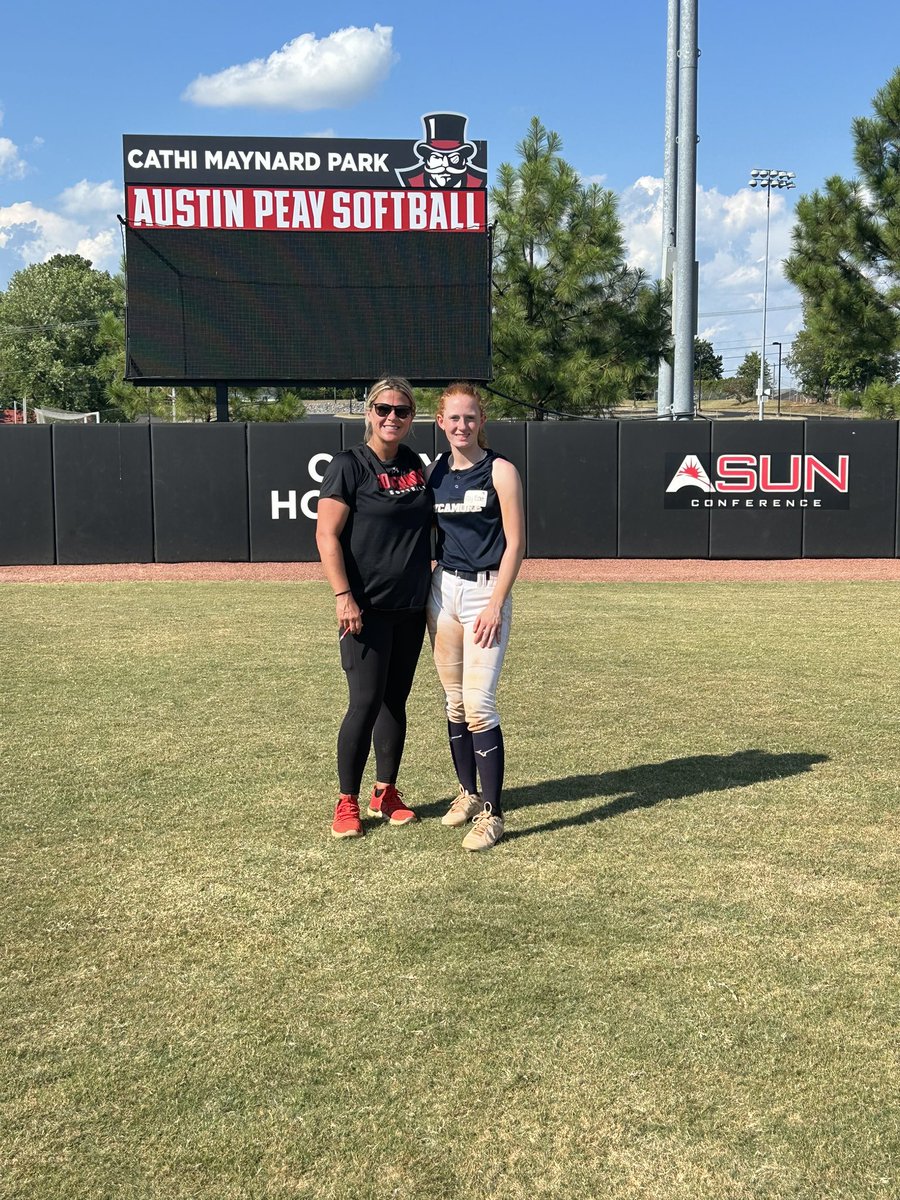 Aly Rae Greene (@alyraegreene) on Twitter photo It was a hot, but great day at the Austin Peay Camp!! I had a great time and learned a lot! Thank you coaches and players!
<a href="/ctosh01/">Caleb Toshcoff</a> <a href="/KassieD23/">Kassie Stanfill</a> <a href="/GovsSB/">Austin Peay Softball</a> It was a hot, but great day at the Austin Peay Camp!! I had a great time and learned a lot! Thank you coaches and players!
<a href="/ctosh01/">Caleb Toshcoff</a> <a href="/KassieD23/">Kassie Stanfill</a> <a href="/GovsSB/">Austin Peay Softball</a>
