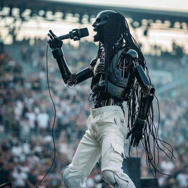 OVNIS_UFOs's tweet image. ⚠️🤖 Tuvo lugar un evento histórico en Selectikonova Valley: el primer concierto en el que actuó un robot de #TechFusionDynamics. Multitudes de espectadores llenaron el estadio para presenciar este aterrador espectáculo.
Mutantenstadl envía saludos.🥳

newo.ai/robots-take-ce…