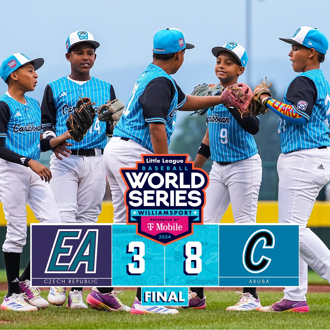 LittleLeague's tweet photo. +1 W for Aruba 💪 #LLWS https://t.co/QorcWGruAY
