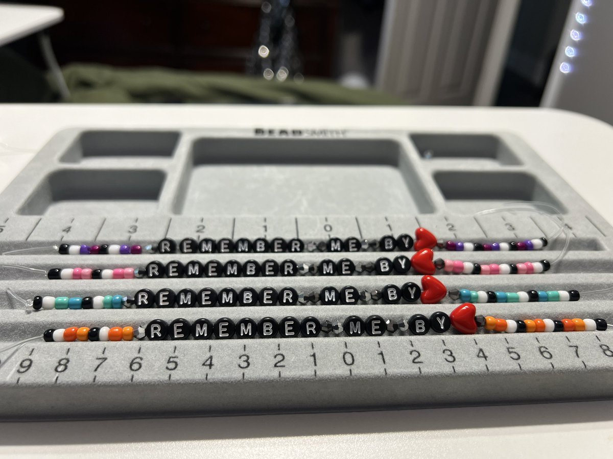 sabrinajohnsto's tweet image. just finished off the Haven track list @mtrench bracelet versions #mt6 #theforceofnaturetour