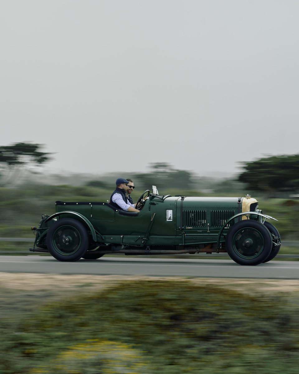 The most scenic of test drives, along 17-Mile Drive. 

This morning media guests were able to get behind the wheel of our beautiful Ming Blue 1961 #S2Drophead, and experienced passenger rides in the #SpeedSix Factory Works continuation car. 

#BentleyMCW24