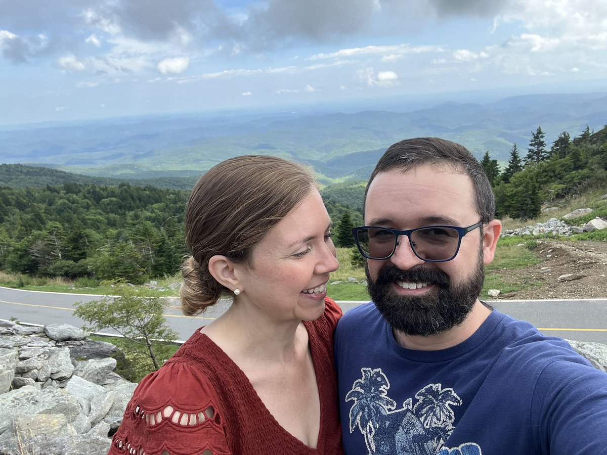 In honor of it being four weeks since Dave and I became engaged, these are some photographs from our recent visit to Grandfather Mountain and the mile high swinging bridge. Even with a short rainstorm, it was beautiful and we heard a great nature talk. We love the mountains!