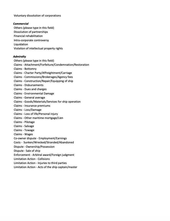 Lists of:
✅ ORDINARY CIVIL CASES
✅ SPECIAL CIVIL ACTIONS
✅ SPECIAL PROCEEDINGS
✅ NATURE OF CRIMINAL CASES

⚖️SC-OCA⚖️

Keywords for the bar! Got these lists from the OCA website when I Googled the list of CIVIL and CRIMINAL cases in the Philippines.

#2024Bar
#MVLBar2024
(1)