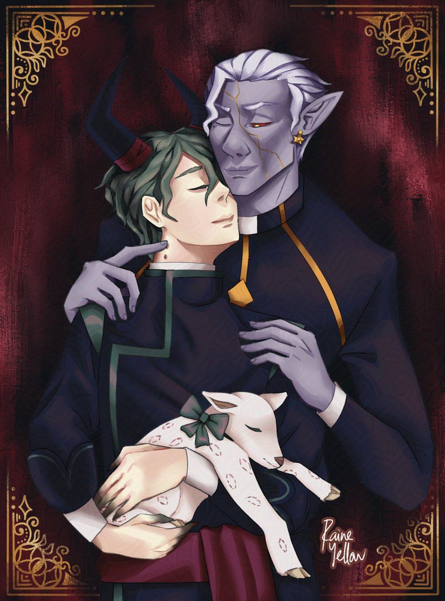 My Little Lambkin
Vicar belongs to <a href="/jaxxtheartist/">ABANDONED</a> . 
#ocart #originalcharacterart #oc