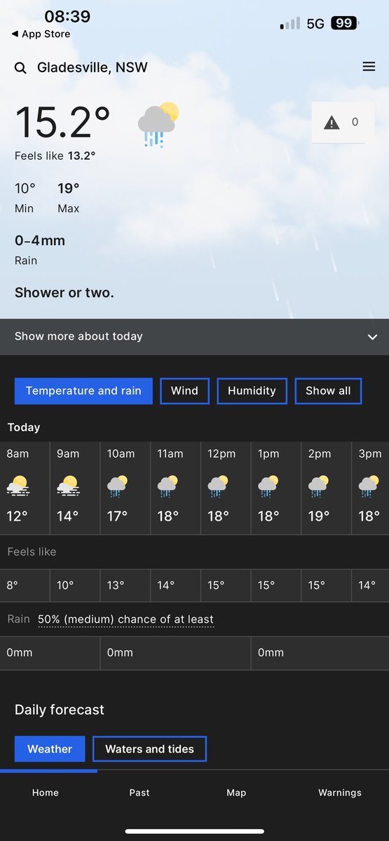 HallyTesla's tweet image. Same time, same place, different app, different results