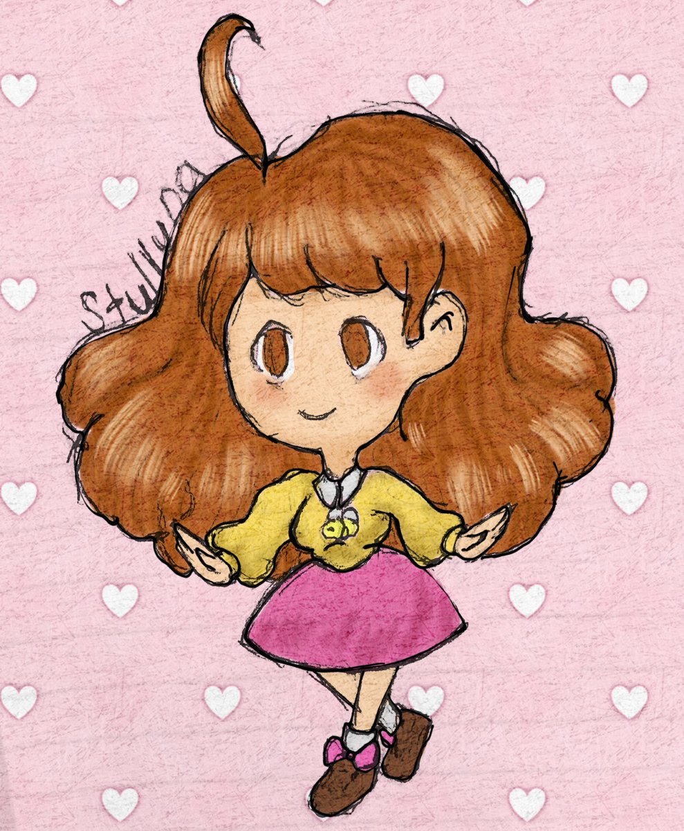 Doodled Bee from Bee and Puppycat at work yesterday, pen and pencil then colored digitally. We're watching it for the first time and I'm loving how cozy the show is, though I can tell it's going to get dark eventually lmao. 💙