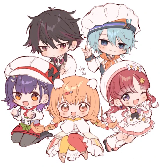 デビューおめでとうございます! #すぺしゃー絵 #すずなあーと #さおと名画 #たまこのーと #そうまart #渚ドロウト 