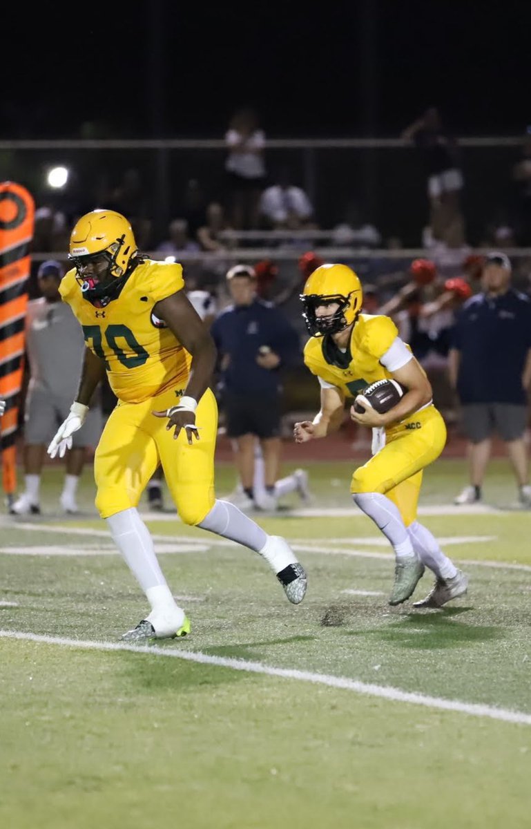 Really proud of our playmakers last night - from the ground game to jet sweeps to the pass game <a href="/nflores_671/">Noah Flores</a> <a href="/ckelley4_/">ᴄᴀᴅᴇɴ ᴋᴇʟʟᴇʏ | ᴡᴠ ➡️ ꜰʟ | 2025</a> <a href="/justin_woulard/">Justin Woulard</a> and <a href="/BroganMcNab2026/">Brogan McNab 3 ⭐️ ATH</a> led the way with over 300 yards of offense between them and 5 total TD’s. It’s just the beginning!