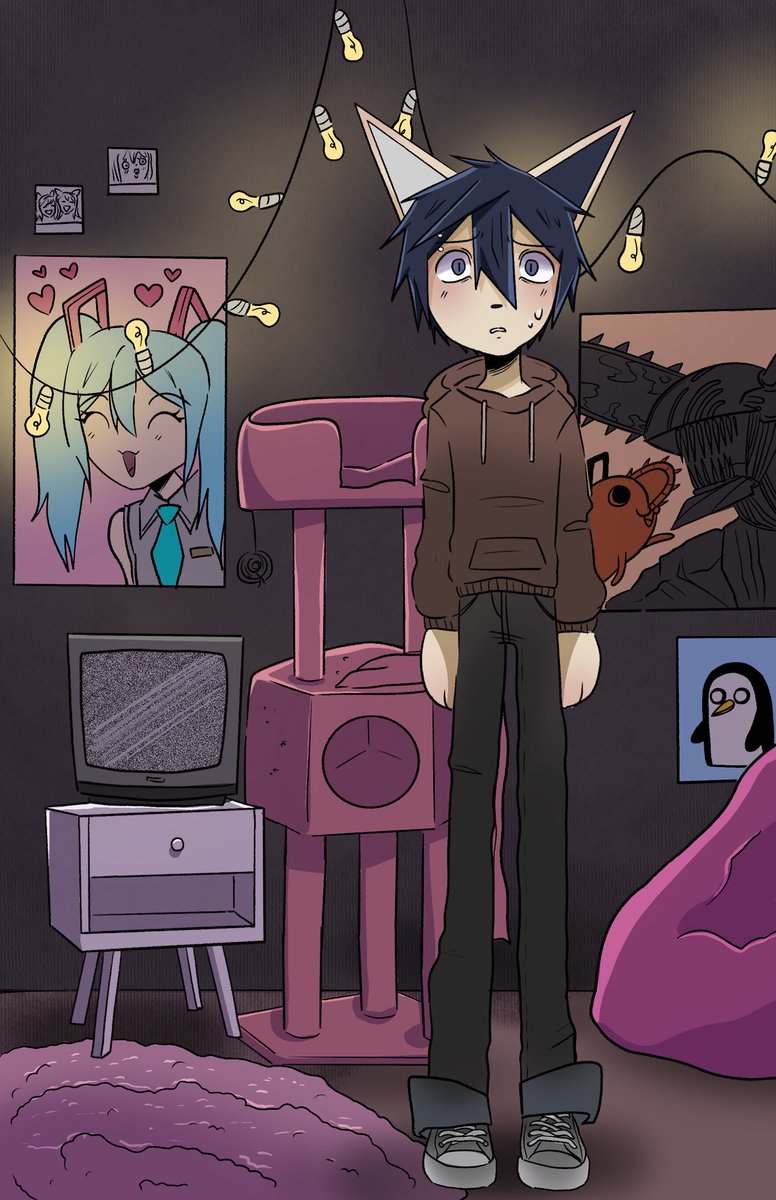 hilemoncat's tweet photo. sneak peak inside misha apartment…🙈

.
.
.
#webtoon #webcomic #smallartist #artist #digitalart #digitalartist #procreate #comic #comicbook #ComicArt https://t.co/Qc3i7gNBkG