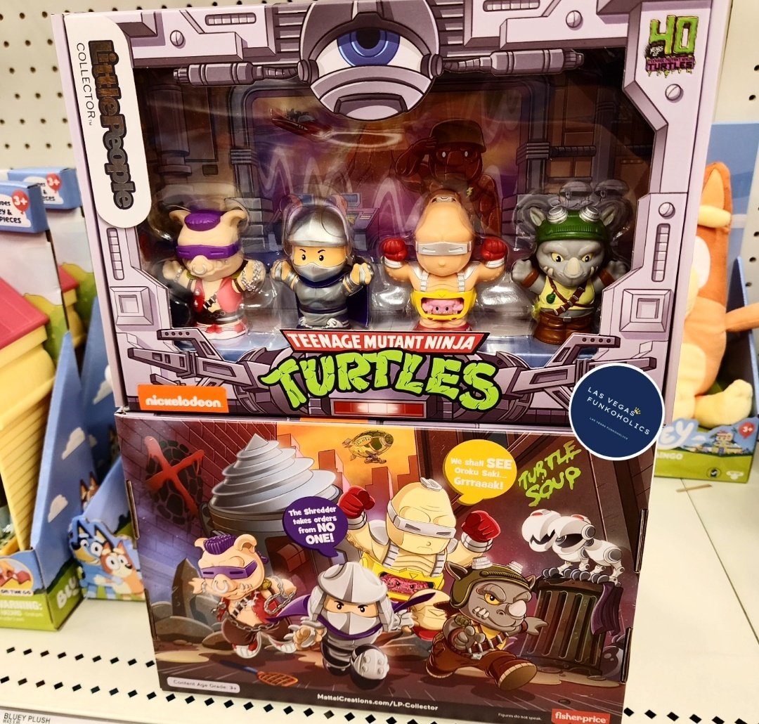 LVFunkoholics's tweet photo. Spotted at 🎯 @FisherPrice Little People Collector Teenage Mutant Ninja Turtles: Villains Special Edition Set.
#tmnt #teenagemutantninjaturtles #Shredder #Bebop #rocksteady #krang #tmntcollector #toy #targetrun #fyp #fisherprice #kids #toys #tmntedit https://t.co/vnAiJiTd1H