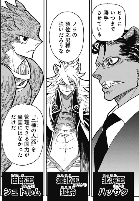ニホンオオカミがトレンドなので
#わんぷり
#ケモノクニ 