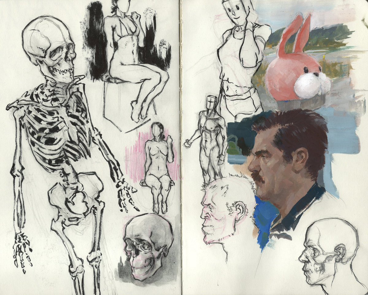 Sketchbook spread ✍🏻📖