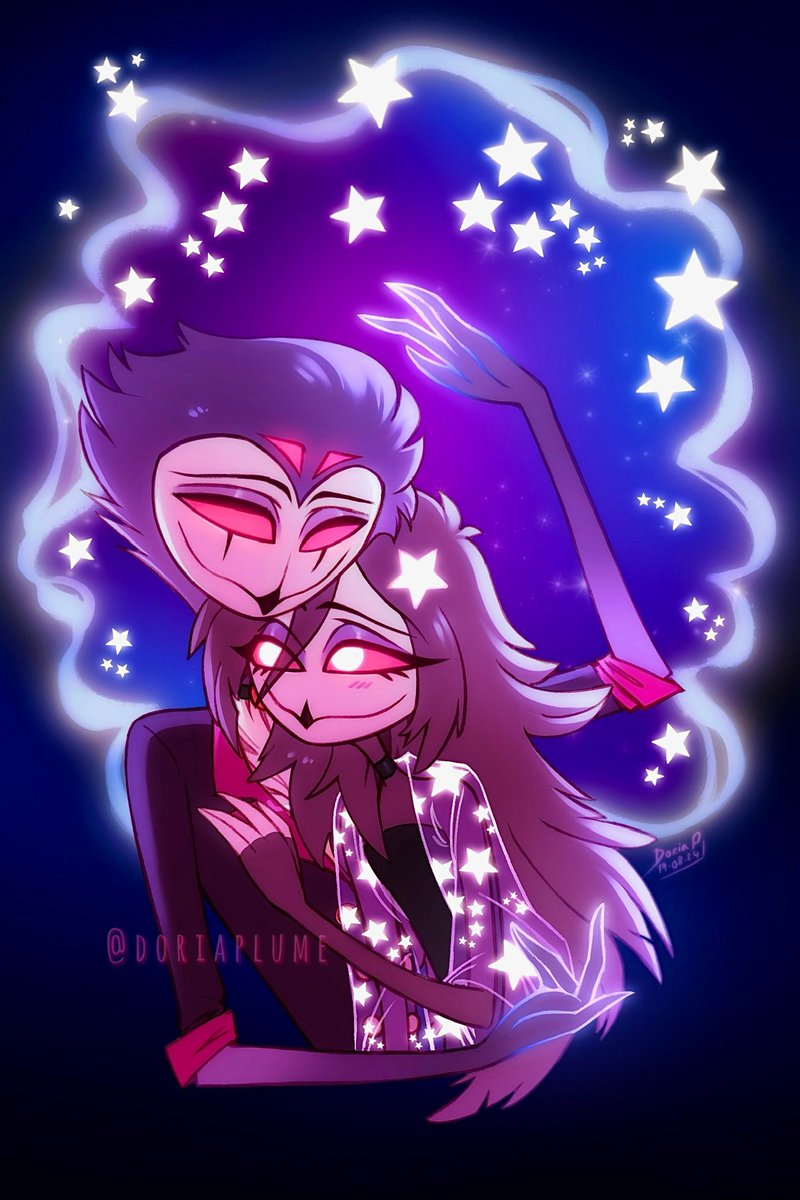 ✨⭐️✨
“You came and lit the stars in my life.”

•
Happy birthday to our dear little owlette~ ☺️💓
#HelluvaBoss #HelluvaBossFanart #Octavia #Stolas
