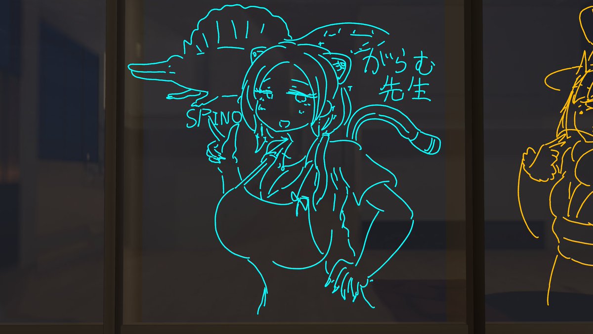 「描かせていただきました 」|ヨシユキ大根のイラスト