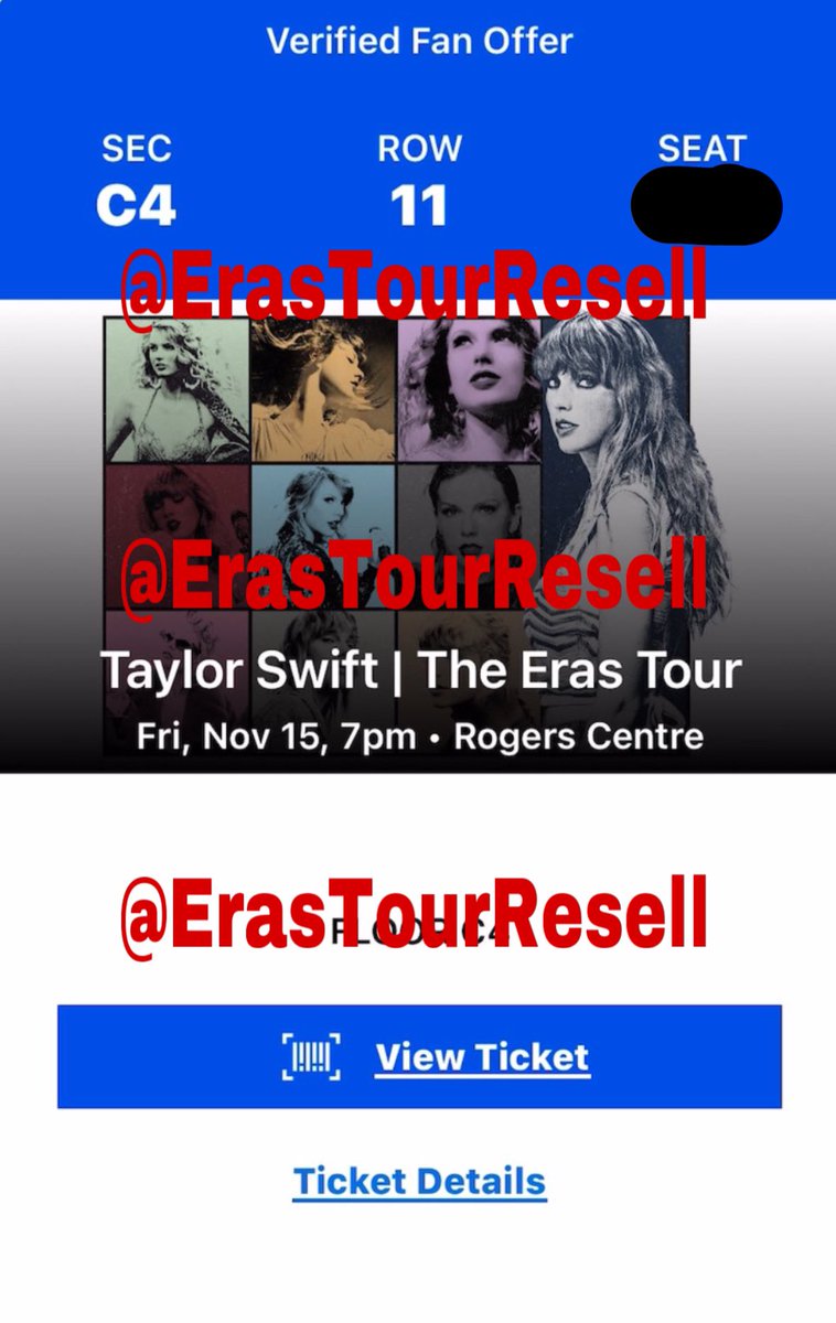 Eras Tour Resell tweet media