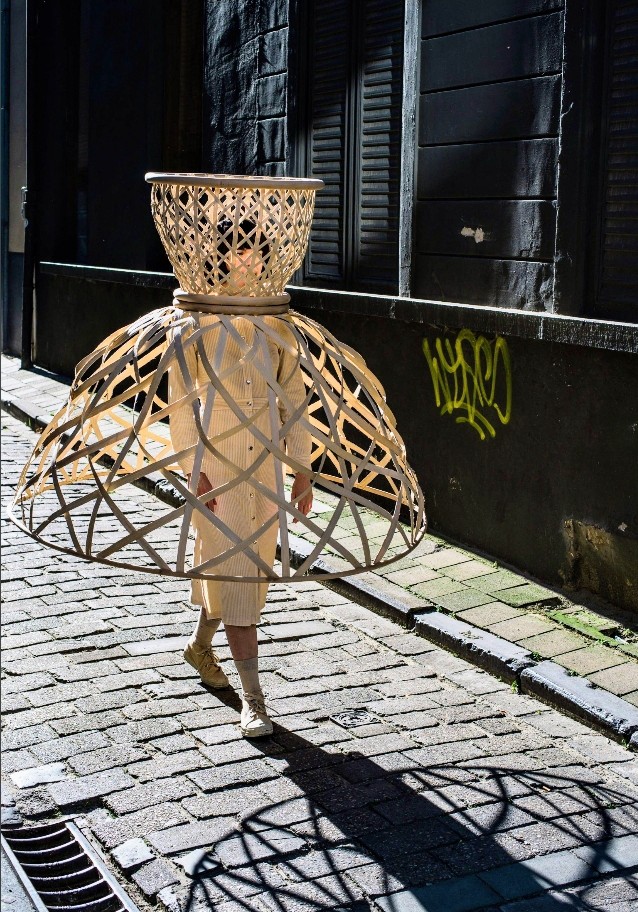 wendyOrourke's tweet image. Well-Distance-Being Woven Rattan Outfit by Sep Verboom and Florentien Pletinckx of Livable, Belgium (2020) #FutureFashion 

Photography: Karen Eloot and Pieter Vanoverberghe