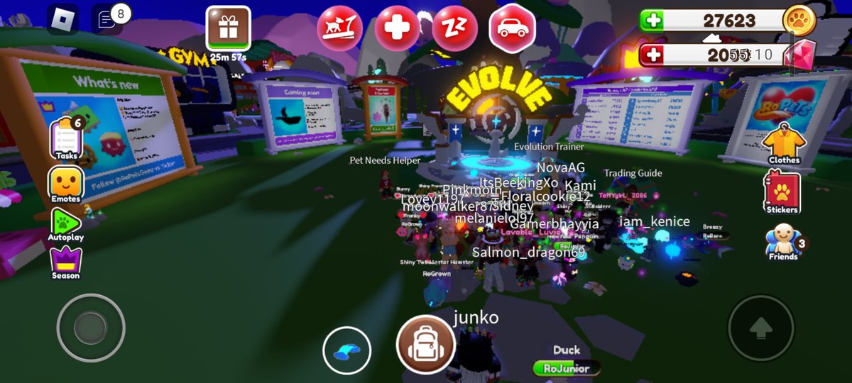 SonicFromYT2's tweet photo. just wanna say my most role play game I could ever done so far especially one of it. Thanks you so much @LavableLvie for hosting glowing sparkle party and thank you to ropets and super solid dev team too especially to @SuperBevarooni it was so much fun from it #ropets #roblox๐ https://t.co/6jCEC3fR6P