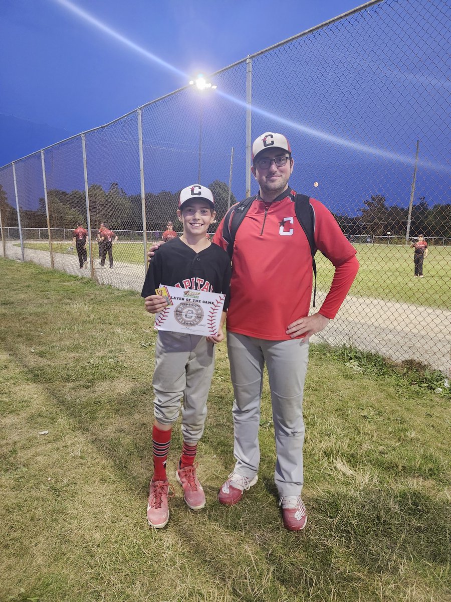 Caps13UAAA2024's tweet photo. Caps are in the Championship!! Who will represent Newfoundland in PEI?  Come cheer us on at Squires Field as we fight for the Provincial Championship Title. We ended day 2 with a 3-0 record and our players of the game going to Rowan Durdle and Charlie Doyle for solid pitching. https://t.co/wvClEibKLP