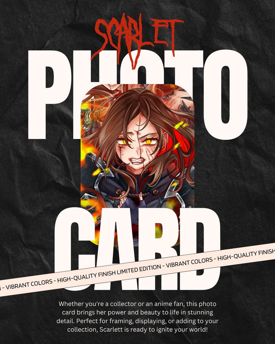 IamGetsumei's tweet photo. 🔥Introducing the Scarlett Collection! 🔥
Don’t miss your chance to own a piece of the Scarlett Collection! Perfect for gifting, collecting, or just showing off your love for stunning anime art. Get yours today and feel the fire!
=================
Mockup sample for @OGitsMason https://t.co/E52vY0UgA7