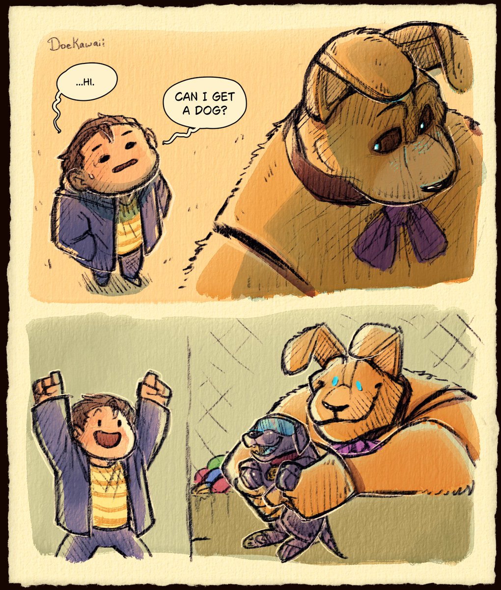 Oswald is finding there are benefits to having a 3rd parent around the house

FNAF / Into the Pit ( AU )