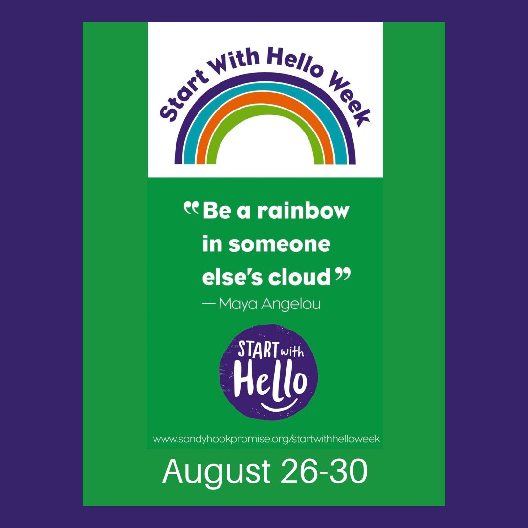NoRoCounseling's tweet photo. NRHS and START WITH HELLO-Creating an environment where EVERYONE is included! #nrinspiregreat #startwithhello #hellobuddies #norocounseling https://t.co/YqB7fBqXdG