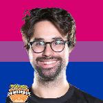 Wolfe Glick pride flag pfps! 🧵