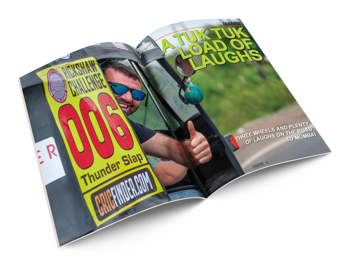 Our cover story ...

A TUK TUK LOAD OF LAUGHS
Join us as we take on India on what can only be described as the Amazing Race meets the Wacky Racers ...

TRAVERSE Issue 43, out now, get your digital copy right here - joom.ag/UZyd 

#moto #travel #culture