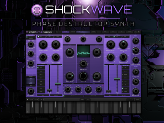 synthyfrog's tweet photo. ShockWave - Synth Module (iPad, iPhone) price drop: $19.99 -> $7.99 ($12.00 discount) https://t.co/MCQEzIHeug https://t.co/cTvQ2c09Tm More musician apps, updates, price drops at https://t.co/gI4n0NRLXs #Synthesizer #AUv3 #MusicProducer #iOSStudio https://t.co/oS5dJycp0z