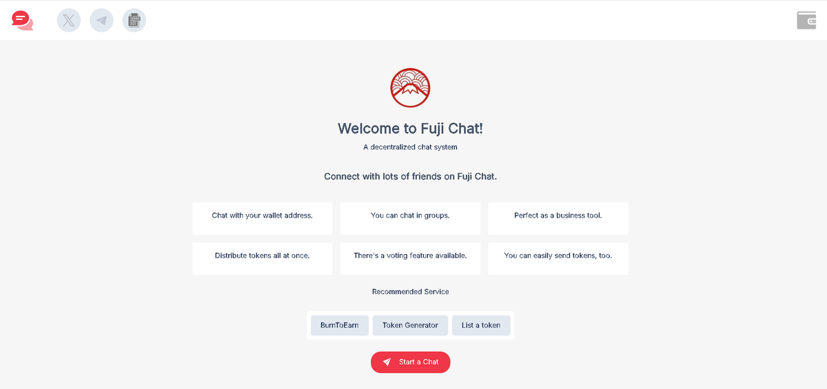 Please try out the FujiChat beta version on your PC. Thank you in advance.
chatfi.difines.io

#dchat #b2e $fuji $sol