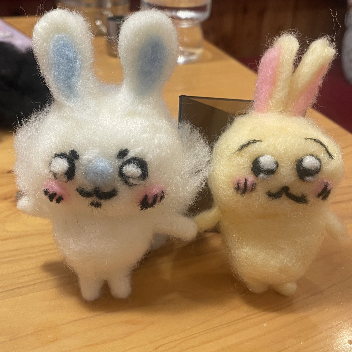 chi1kano's tweet photo. 暇すぎて友達と作ったけど特級呪物うさぎ生み出してしまったナ… https://t.co/7L9FMaO8oj