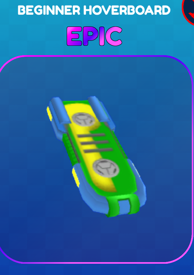 wg_alen's tweet photo. The Beginner Hoverboard was a board prior to this, being unlockable after purchasing it for 10 Robux, but now you can get it for free in Tails' quests. https://t.co/jpvrnNazEQ