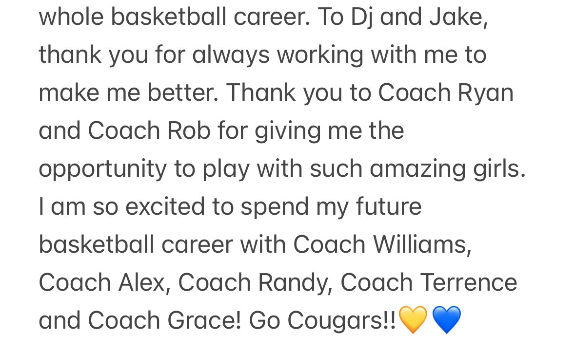 GO COUGARS!💙💛 #Committed