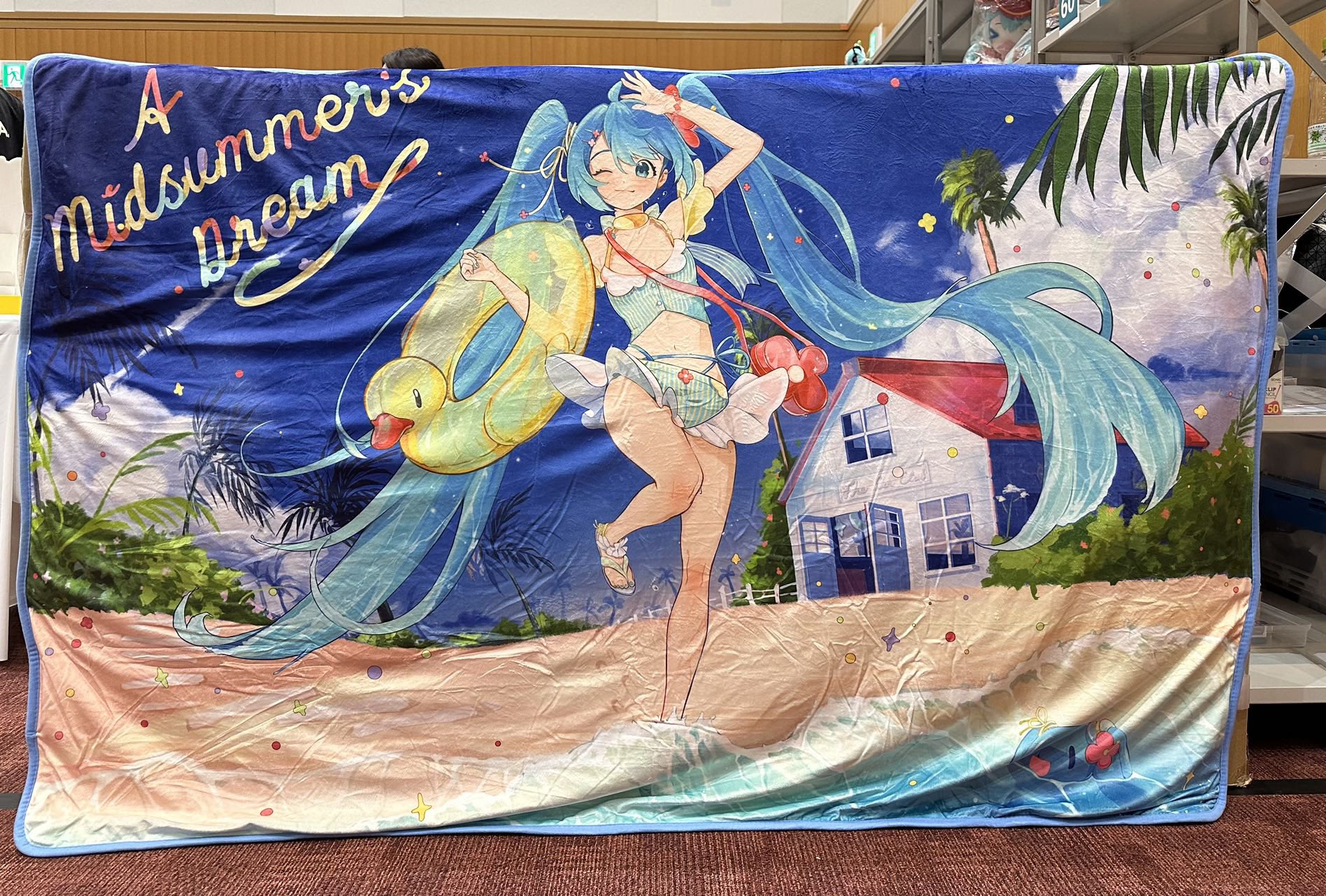 初音ミク　夏の海水浴　トートバッグ　海外限定 cc39ct21-0185-