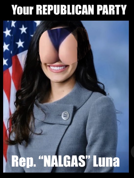 Texasmanutdfan1's tweet photo. @DesireeAmerica4 This is how Anna Paulina Luna is seen now. Her last name “Luna” literally means MOON! #MasPuta #FreeHole #TrumpIsProject2025 https://t.co/nECvGs3WPG