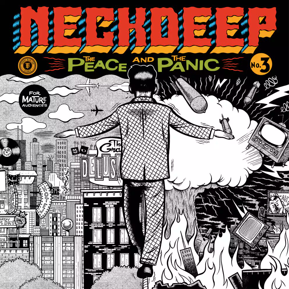 SOTSPodcast's tweet photo. Neck Deep released The Peace and The Panic on this day 7 years ago. https://t.co/dEQRkOjtLH