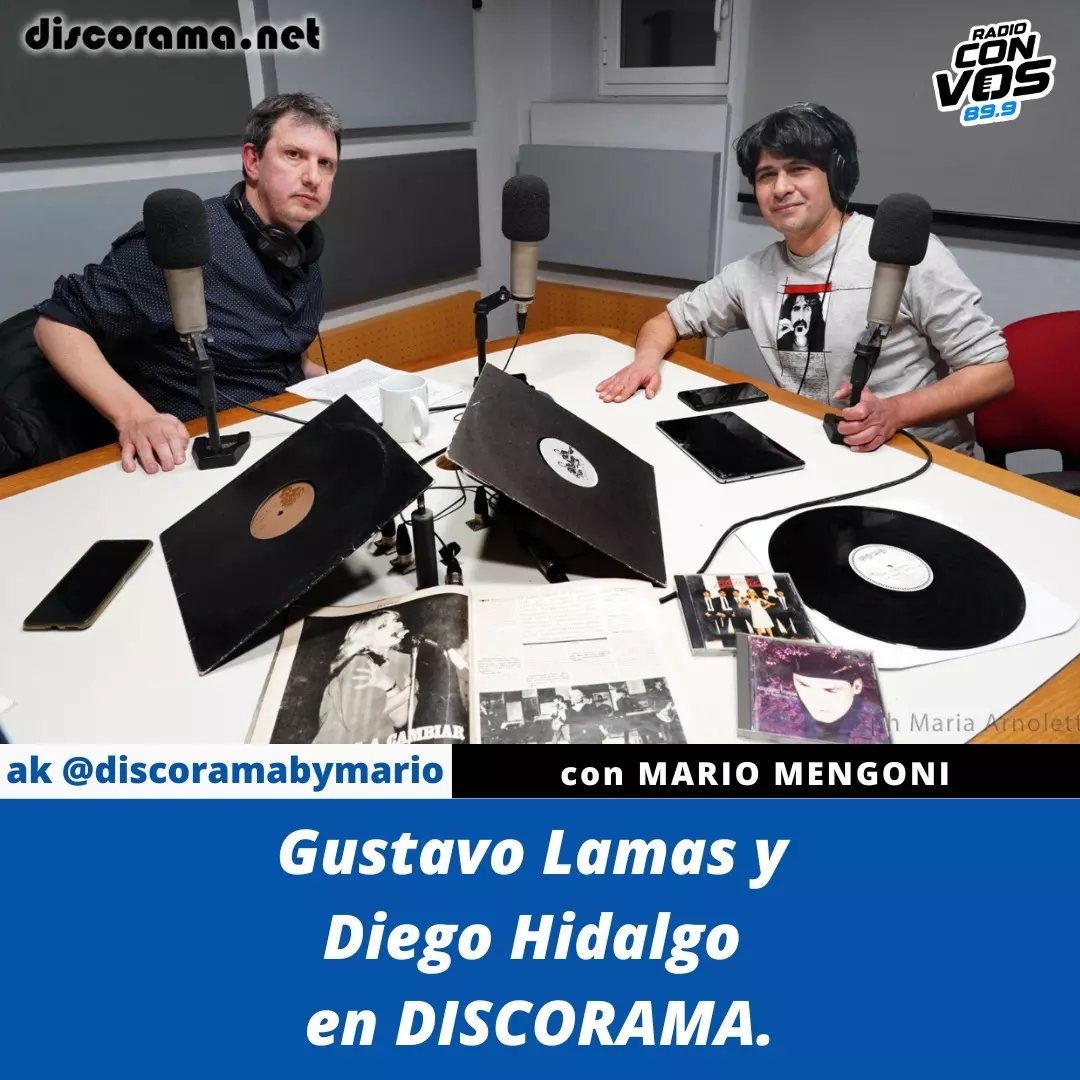 🎙️ Ya arrancamos en una edición especial de <a href="/DiscoramaAR/">Mario Mengoni</a> en el que estaremos con Diego Hidalgo hasta las 23 h. Sumensé a <a href="/radioconvos899/">Radio Con Vos 89.9</a>. 🎙️