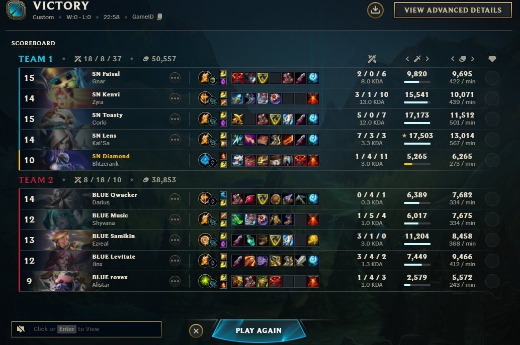 wahooooo we won a series in playoffs ggs to the otters we go again tomorrow 🤠