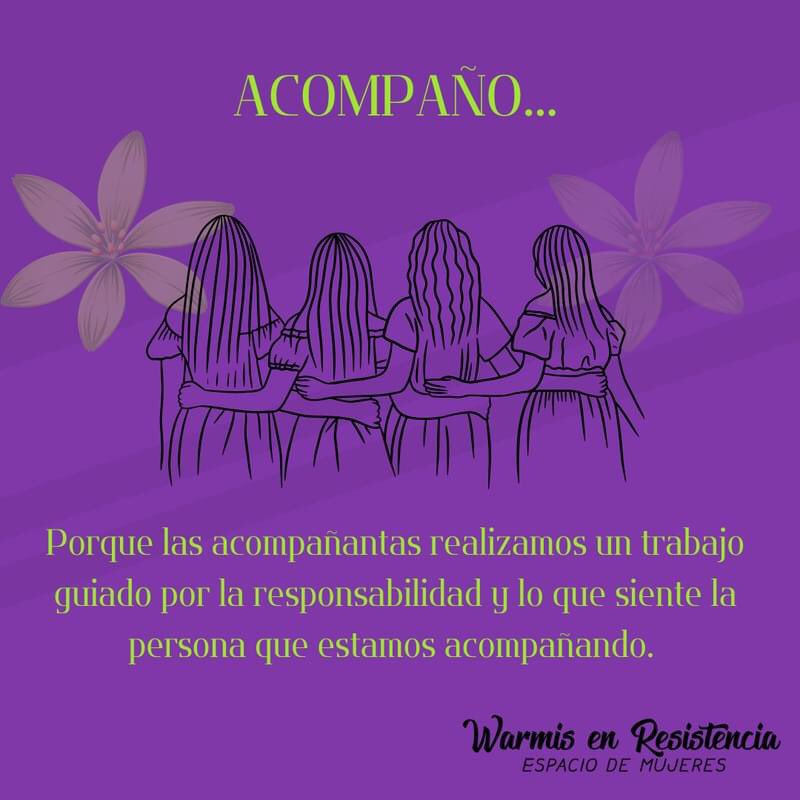 WarmisR's tweet photo. Hay un gran diferencia cuando nos sentimos acompañadas y  cuidadas por otras mujeres. 
El aborto existe, nosotras acompañamos.
#TodasAbortamos #AbortoLibre #AcompañarEsAmor #TúDecidesYoAcompaño https://t.co/tSA3TsbOgs