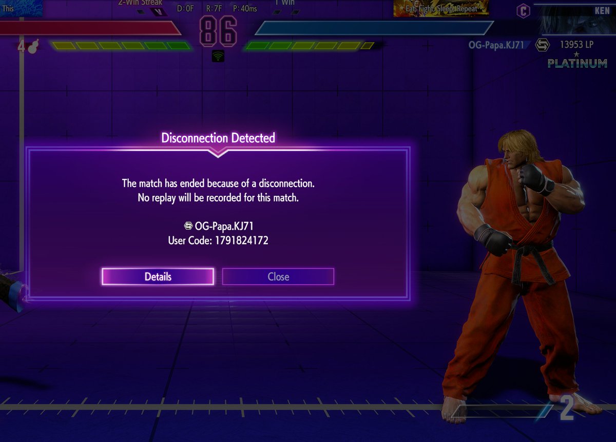 Day 2 character getting rage quits