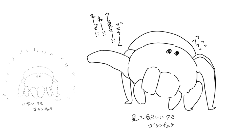 ゴランチュラすき、オランチュラもっとすき。 