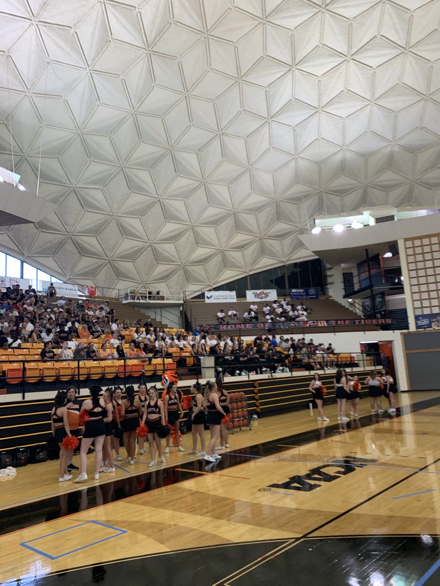Fun Welcome Back Student-Athletes tonight. Go Tigers!