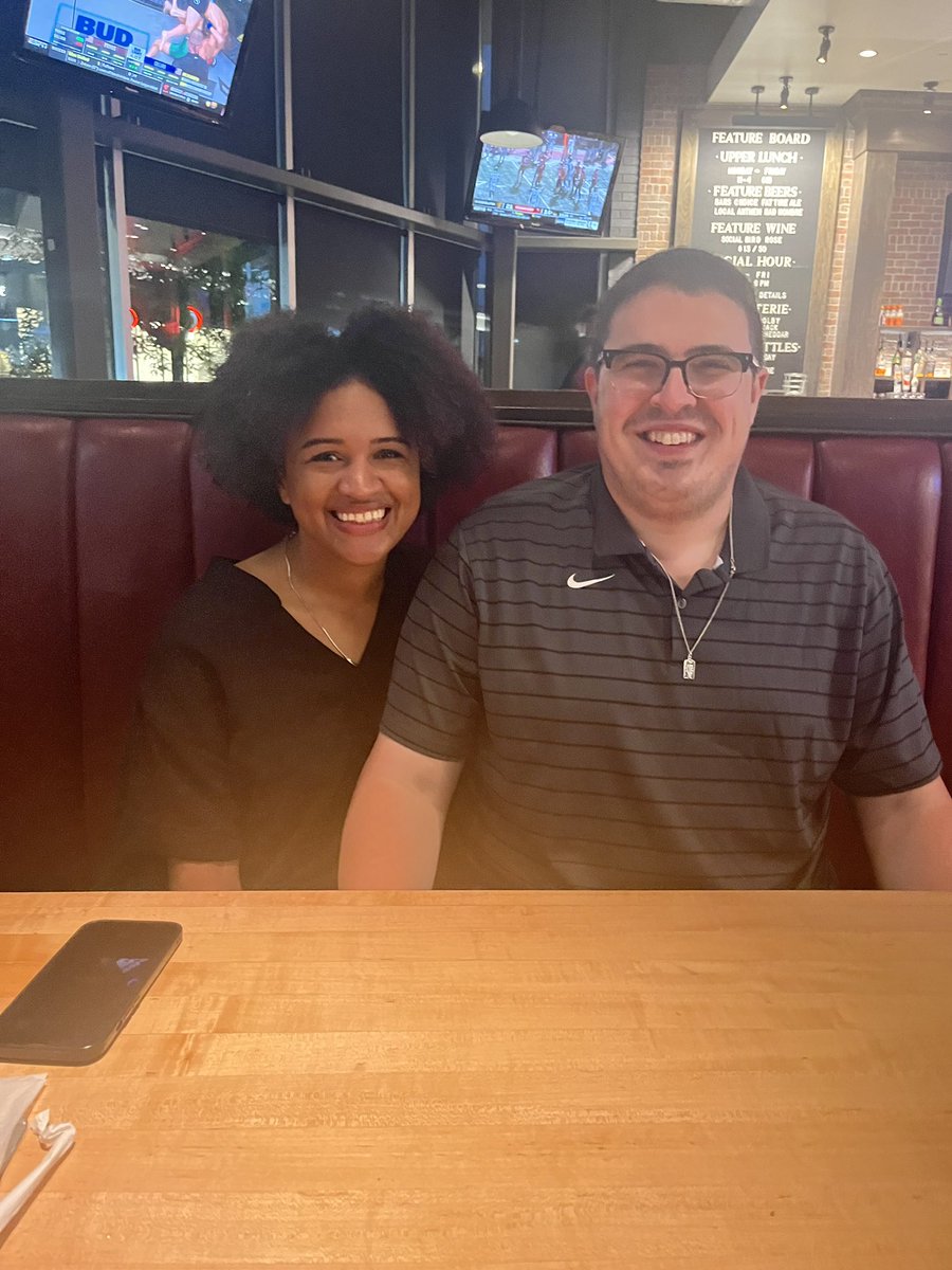 ChristianaKyles's tweet image. Loved taking a break from the wild ride 🎢 of Higher Ed in August to enjoy a date night. I am grateful to share this experience and the way you support me. Here’s to a great year &amp;amp; a great season! @CoachWhite0  #HigherEd #sapro #athletementalhealth
