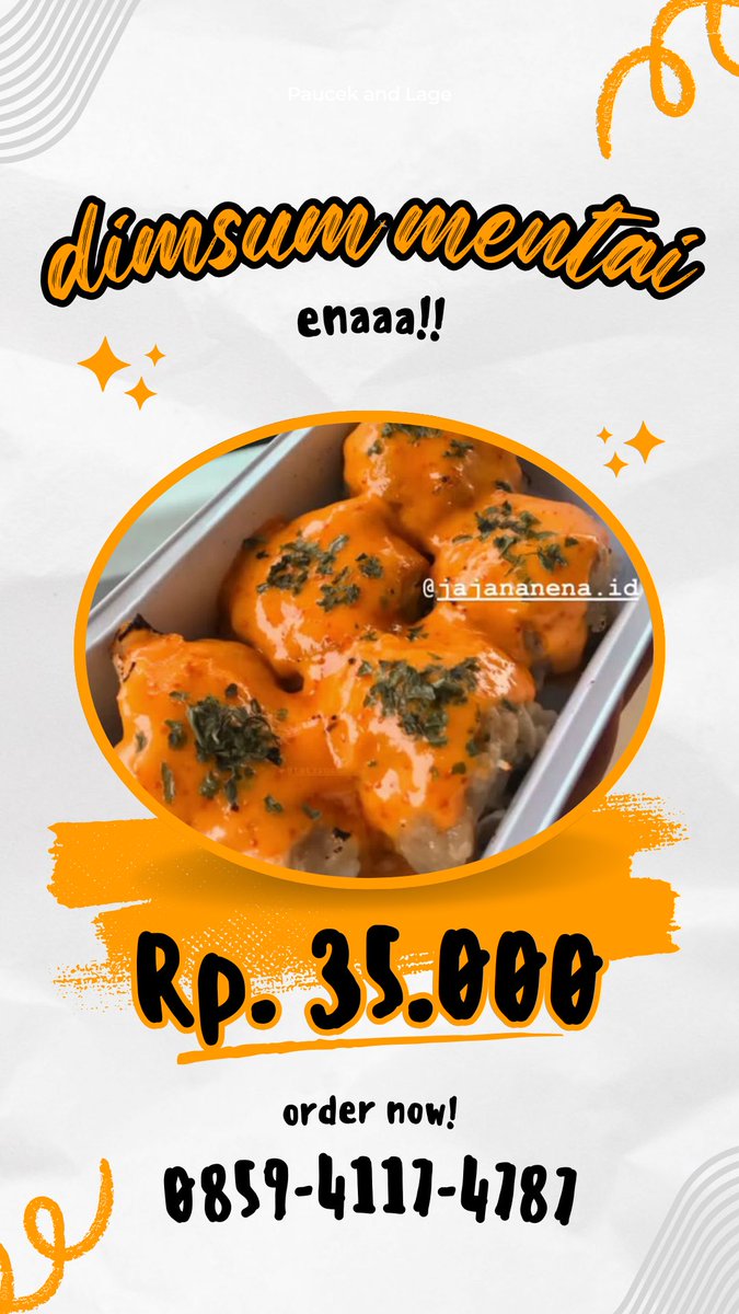 mini_duyung's tweet photo. open makanan dimsum mentai~
35k aja isi 6pcs yuhuuuuu✨
bisa anter ke tempat yaaa!! https://t.co/G1ZBW9gNHY