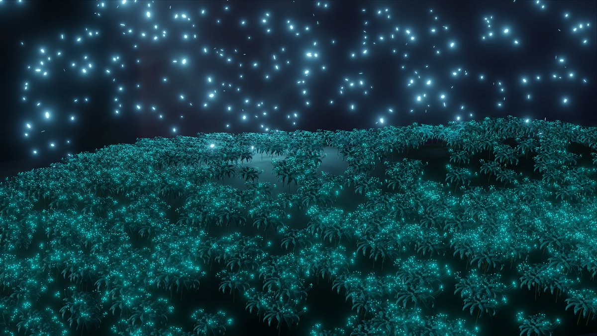 NobodyGlitched's tweet photo. A Cyan Spider Lily Field based on @CyanauraVT 's concept.

#TheEndDrawsNear #GlitchWorks #ENVtuber #Vtuber #ArtistsOnTwitter https://t.co/8CnLqYnLqd