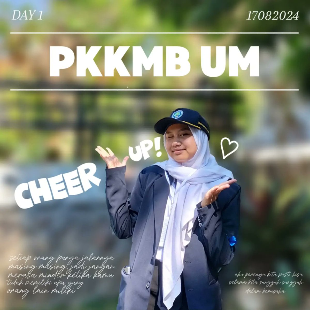 dearchoco_'s tweet photo. Capek tapi seru ≧⁠▽⁠≦

#Day1PKKMBUM2024
#PKKMBUM2024
#MabaUM2024
#SinergiKreasi
#BEMUM2024
#UMtheOnlyOne
#SahabatMahasiswa
#LaskarDewantaraMuda
#universitasnegerimalang
#NareswaraDrestantaArutala
#sehatbahagia
#prestasimendunia
#ExcellenceintlearningInovation #LustrumXIVUM https://t.co/0DGiHzI2LB