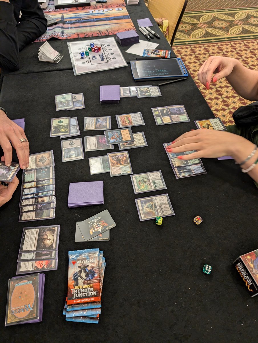 We are in the finals! Rachel Feingersh (1 seed, playing domain value) vs Zac Hill (3 seed, playing sultai dredge)