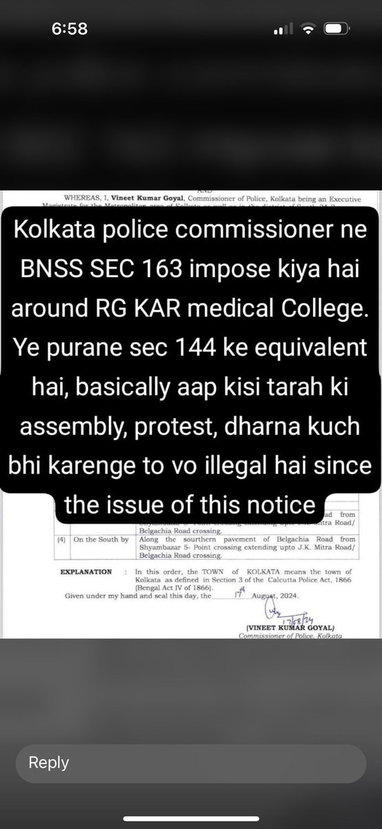 Mahimakansal4's tweet photo. #BengalHorror #justiceformoumitadebnath #KolkataDoctor @PMOIndia @NamoApp @JPNadda https://t.co/HyYpnRSgre
